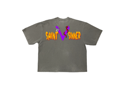 Grey Two Face Tee