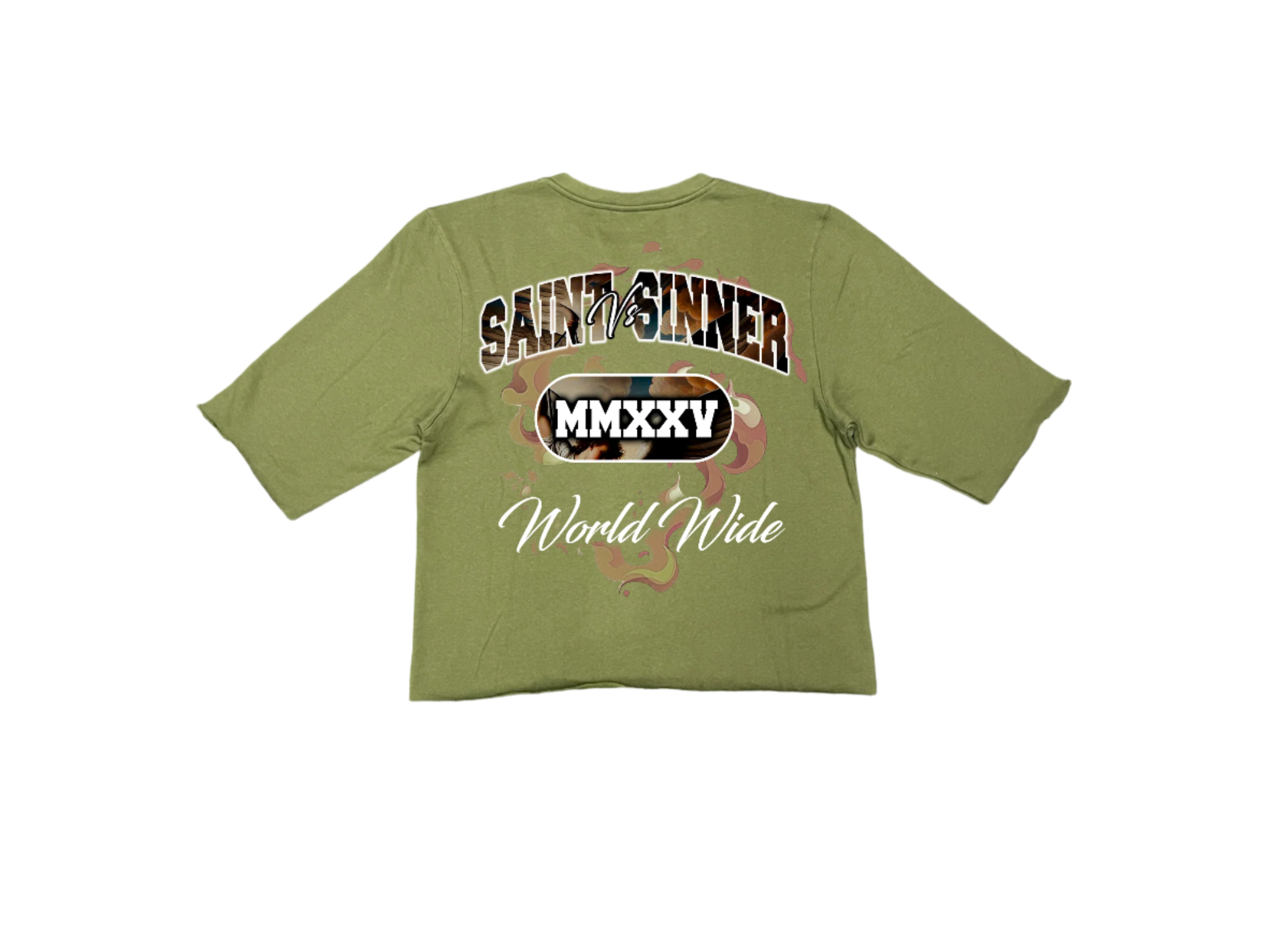 Green Distorted Tee