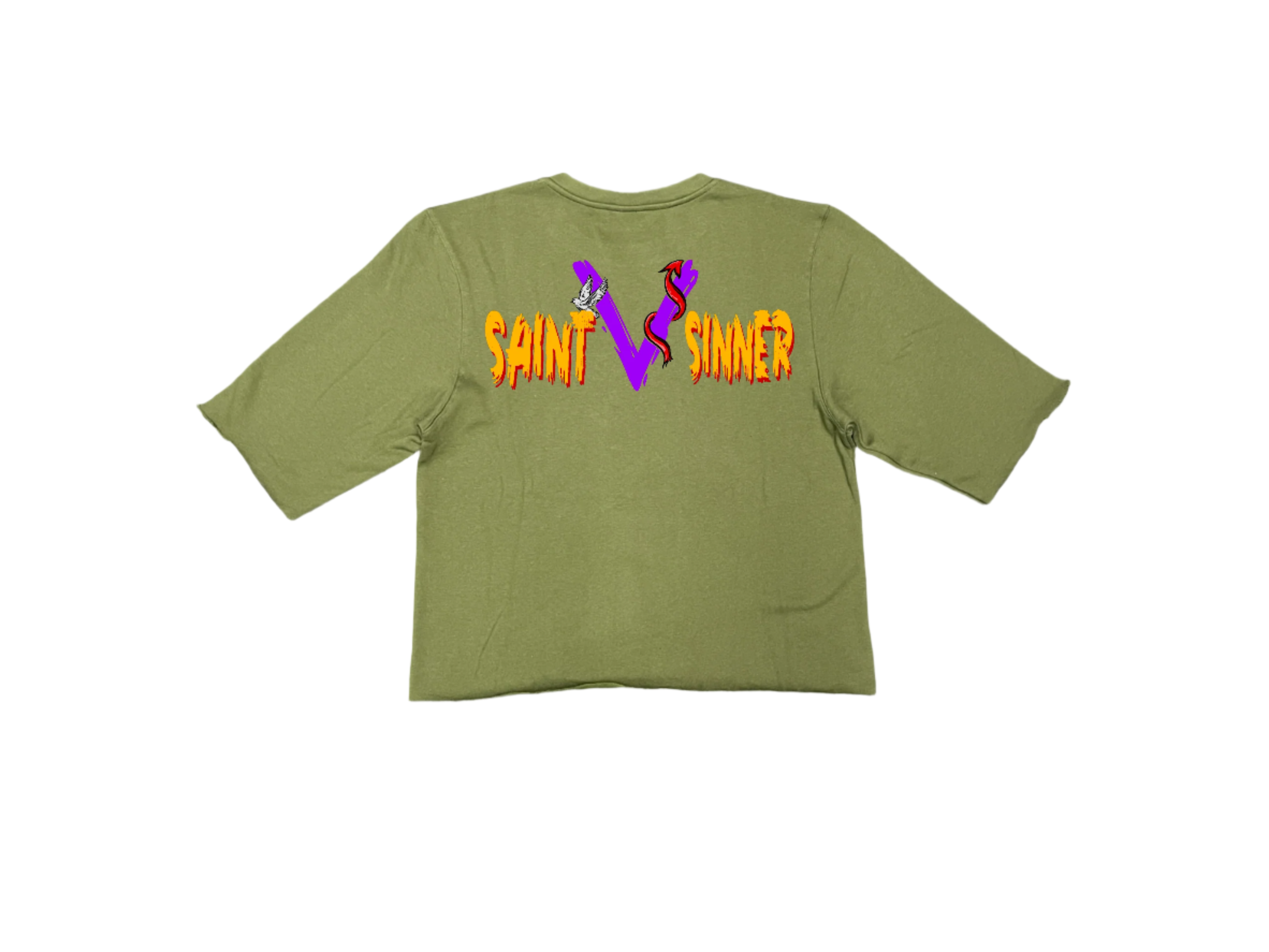 Green Two Face Tee